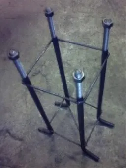 ANCLAS DE FIJACIÓN PARA MONTAJE DE POSTE METALICO PARA ALUMBRADO PÚBLICO DIFERENTES TAMAÑOS